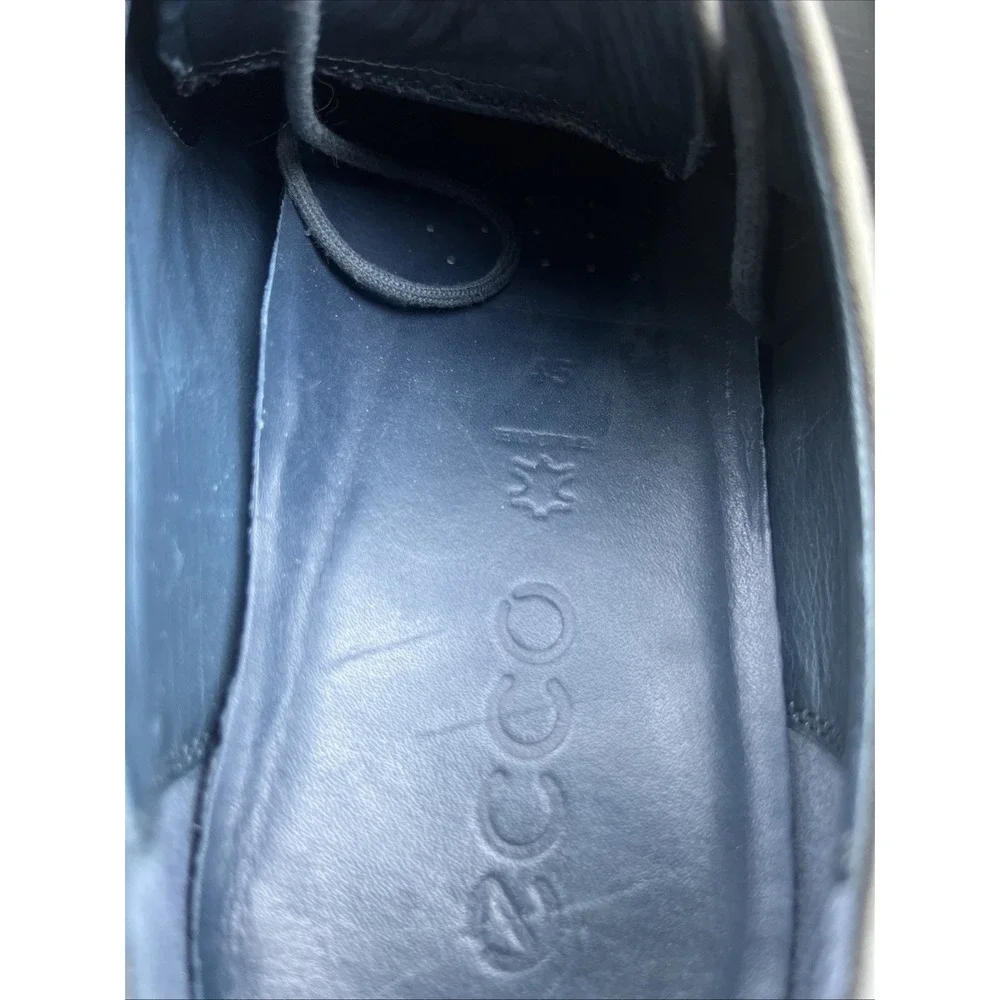 Ecco‎ Jared Men's Size 44 US 10-10.5 Dark Gray Leather Oxford Shoes